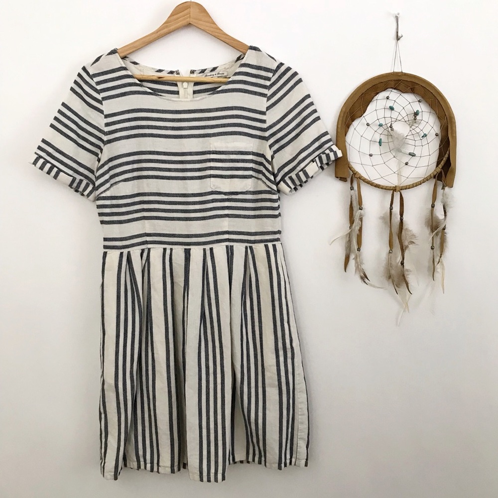 Madewell Striped dress